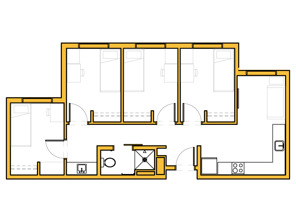 Hawks Landing -  quad floor plan