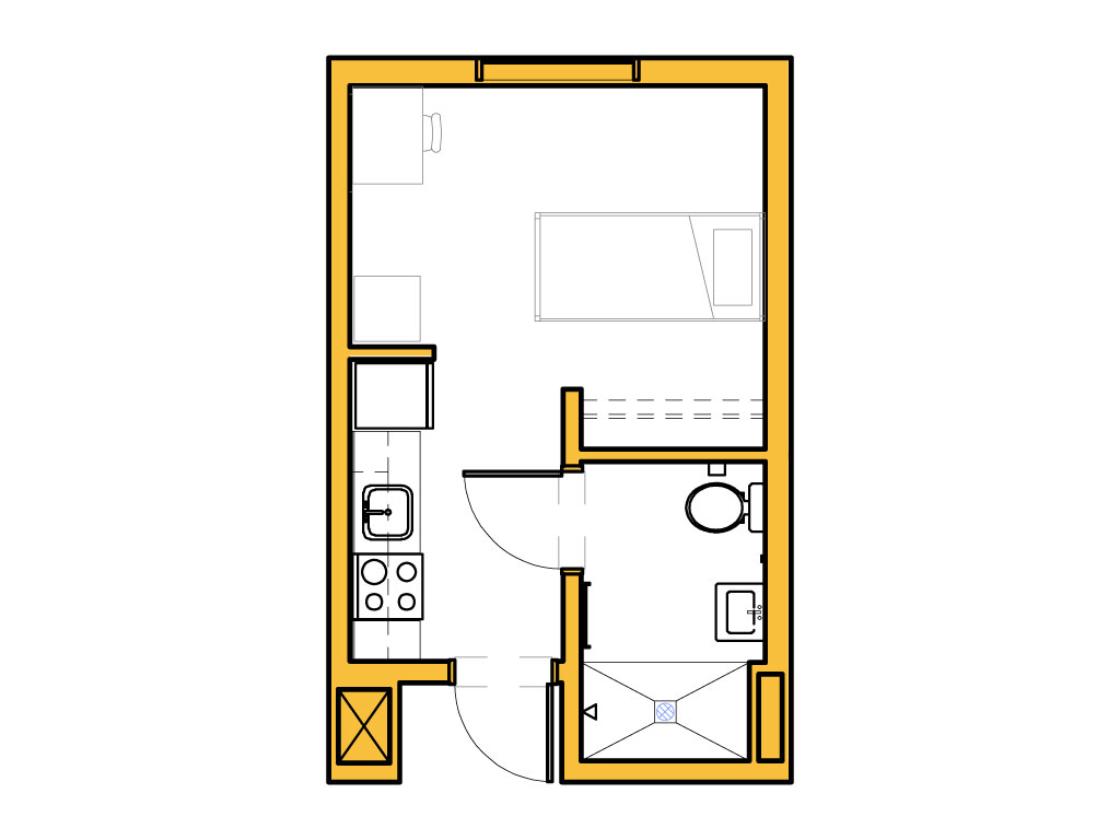 Hawks Landing -  single floor plan